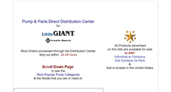 Desktop Screenshot of little-giantpump.com